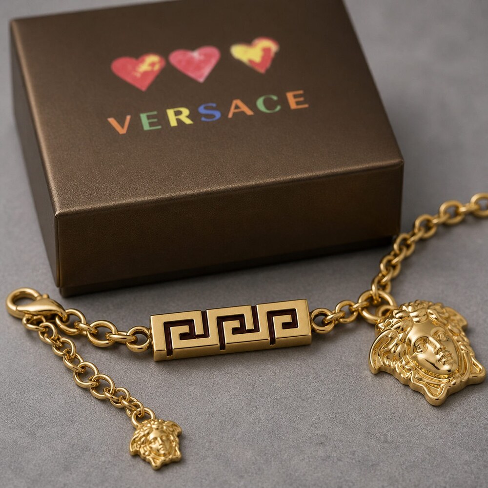 Versace Bold Statement Bracelet Style 1 | New with Box - Picture 4 of 9